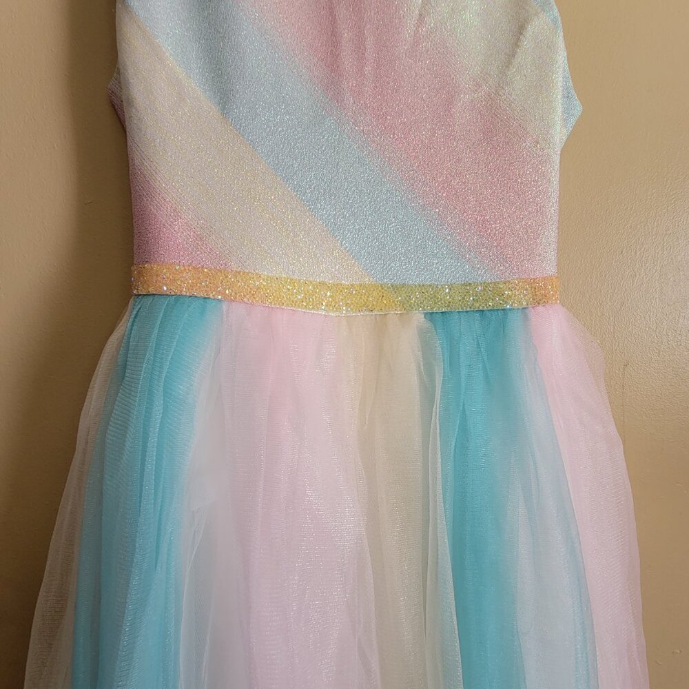 Bonnie Jean Big Girls Ombre Balleina Dress sz 16 - Picture 3 of 5